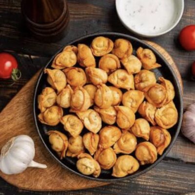 Пельмени жареные